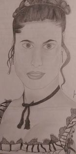 Salma Hayek drawing